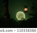 fireworks and oil lanterns 110338380