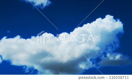 Beautiful scenery of blue sky and white clouds 110338711