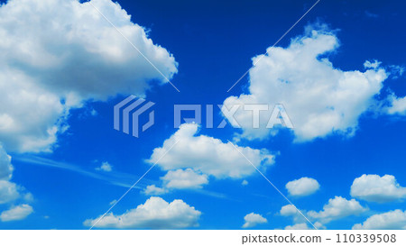 藍天白雲美麗風景 藍天白雲美麗風景 110339508