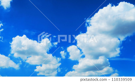 藍天白雲美麗風景 藍天白雲美麗風景 110339509