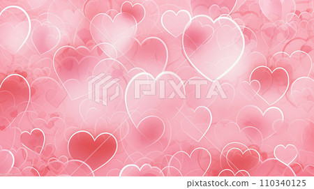 AI-generated content. Pink and red hearts wallpaper for Valentines day celebration AI-generated content. Pink and red hearts wallpaper for Valentines day celebration 110340125