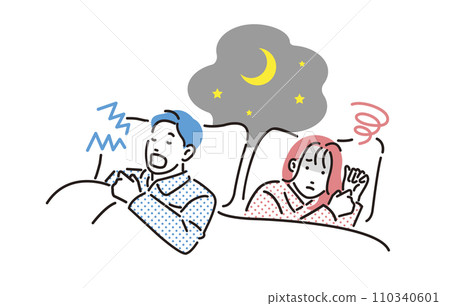 Person sleep disorder image Person sleep disorder image 110340601