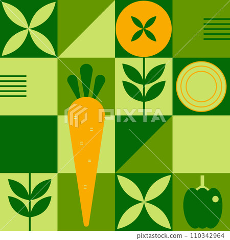 Organic food geometric pattern_06 Organic food geometric pattern_06 110342964