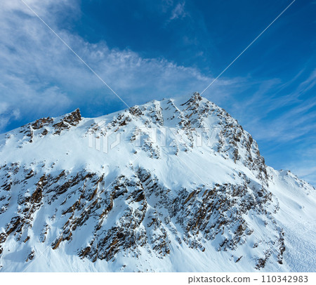 Dolomiten Alps winter view (Austria) 110342983