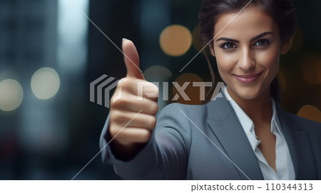 AI-generated content. business woman shows like. Neural network AI generated art AI-generated content. business woman shows like. Neural network AI generated art 110344313