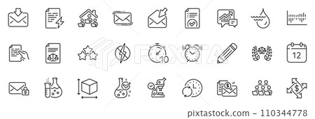 Icons pack as Power certificate, Teamwork and Work home line icons for app include Column diagram, Justice scales, Chemistry flask outline thin icon web set. Pencil, Approved document. Vector Icons pack as Power certificate, Teamwork and Work home line icons for app include Column diagram, Justice scales, Chemistry flask outline thin icon web set. Pencil, Approved document. Vector 110344778