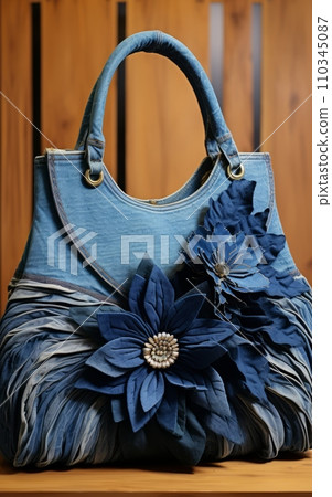 Blue denim purse new arrivals