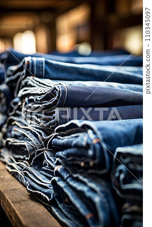 Eco-Friendly Denim Collection on Display 110345097