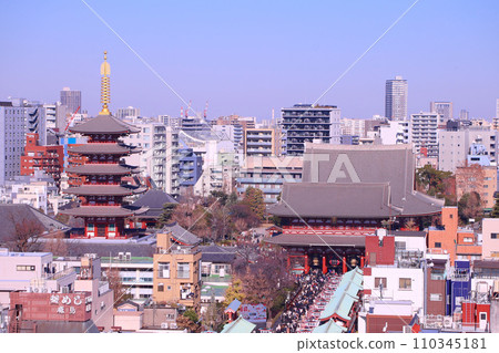 淺草淺草寺與城市景觀 110345181
