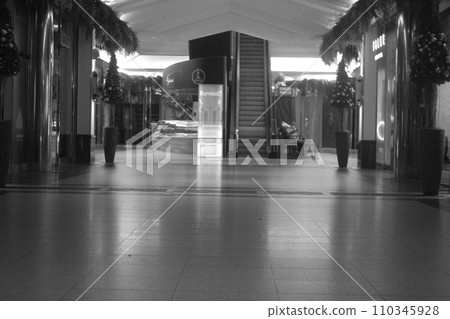 corridor in the modern building corridor in the modern building 110345928