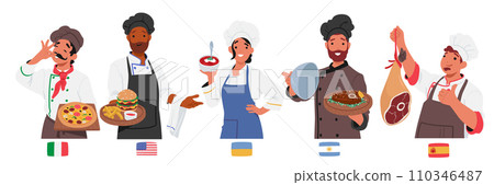 Chefs From Italy, Georgia, Ukraine, Argentine And Spain Countries Brings Their Unique Flavors, Techniques Chefs From Italy, Georgia, Ukraine, Argentine And Spain Countries Brings Their Unique Flavors, Techniques 110346487