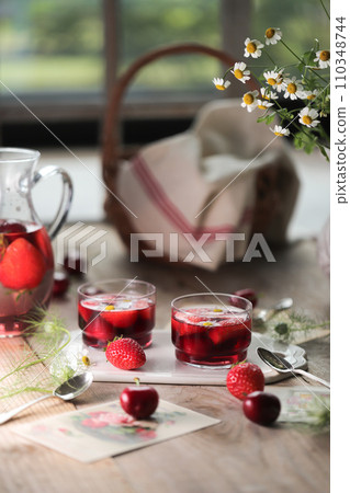 strawberry and cherry jelly strawberry and cherry jelly 110348744