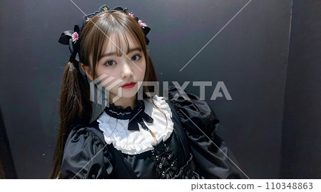 插畫素材:【女模】可愛美模15:AI生成影像 插畫素材:【女模】可愛美模15:AI生成影像 110348863