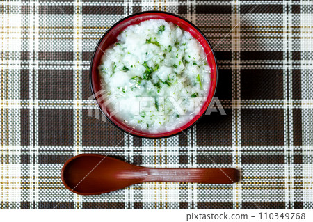 Seven herbs porridge custom of Japanese New Year Seven herbs porridge custom of Japanese New Year 110349768