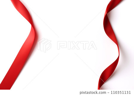 red ribbon frame 110351131