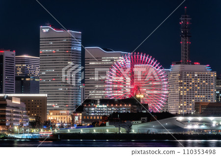 橫濱市山下公園的燈光秀 110353498