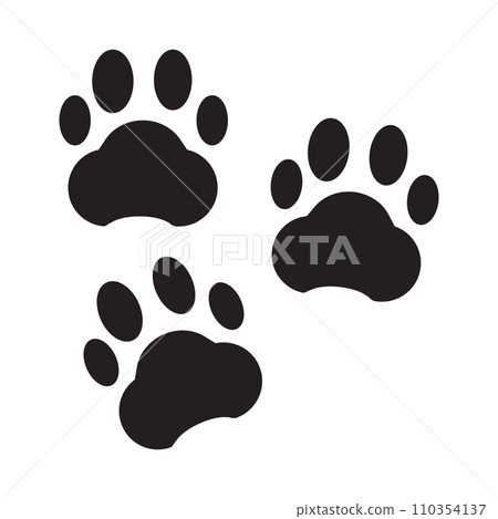 Dog or Cat Paw Print icon 110354137