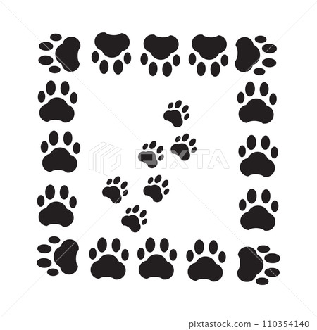Dog or Cat Paw Print icon 110354140