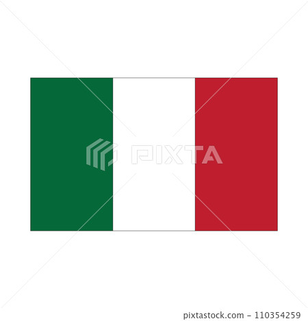 italian flag icon 110354259