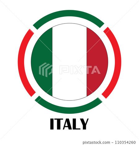 italian flag icon italian flag icon 110354260