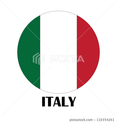 italian flag icon italian flag icon 110354261