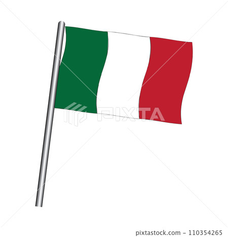 italian flag icon 110354265