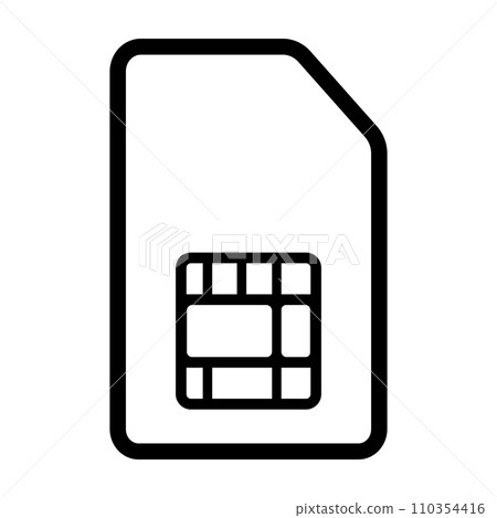 sim card icon 110354416