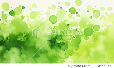 Fresh green eco background illustration Generative AI Fresh green eco background illustration Generative AI 110355233