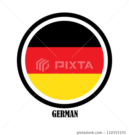 german flag icon 110355335