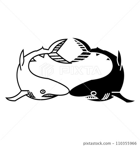 shark icon 110355966