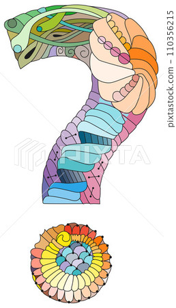 Vector Sketch Question Mark. Vector illustration for any purpose. 110356215