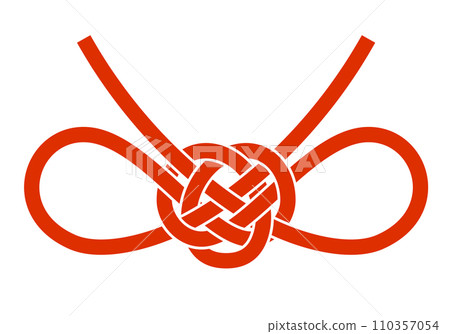 蝴蝶結 mizuhiki 的向量圖 110357054