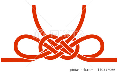 Vector illustration of bowknot mizuhiki 110357066