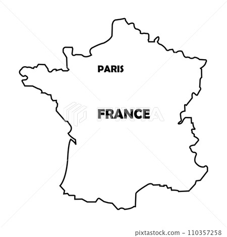 france map icon france map icon 110357258
