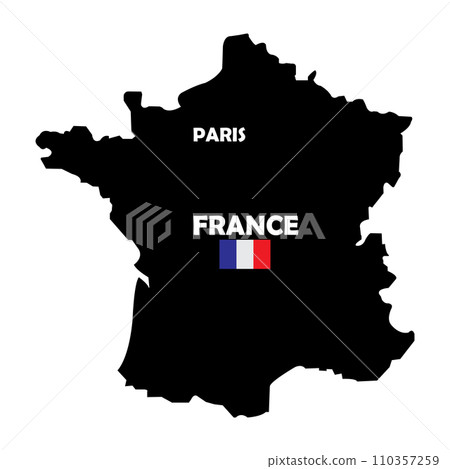 france map icon france map icon 110357259