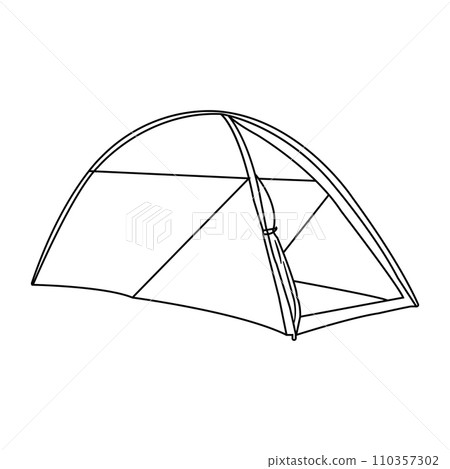 camping tent icon 110357302