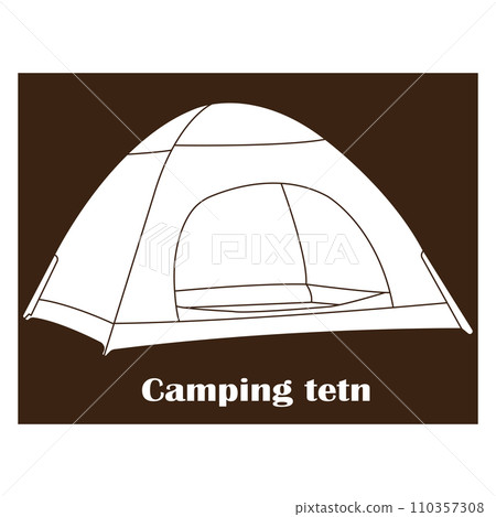 camping tent icon 110357308
