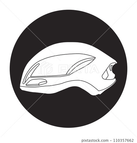bicycle helmet icon bicycle helmet icon 110357662