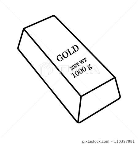 gold bar icon gold bar icon 110357991