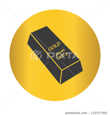 gold bar icon gold bar icon 110357992