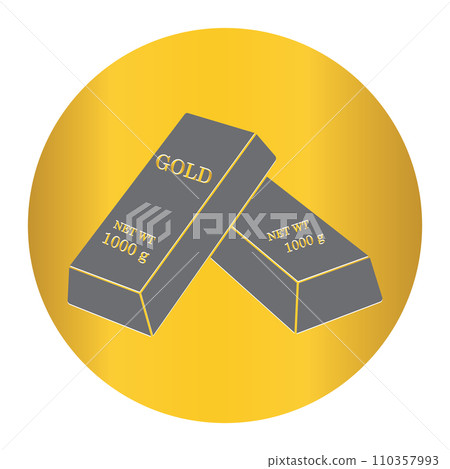 gold bar icon gold bar icon 110357993