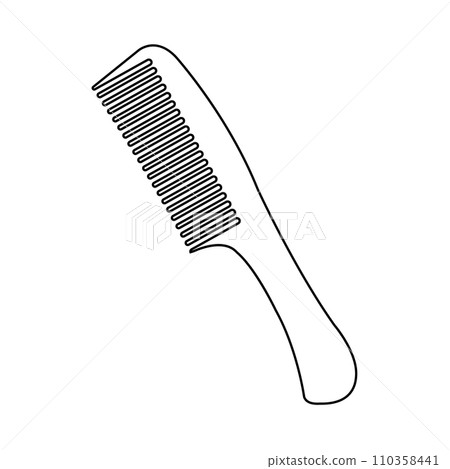 Simple design comb icon 110358441