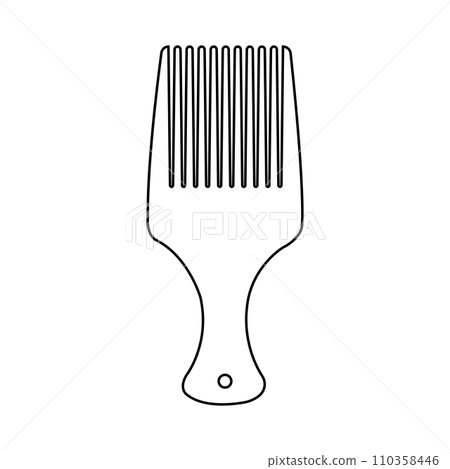 Simple design comb icon Simple design comb icon 110358446
