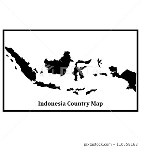 Indonesia map icon 110359168