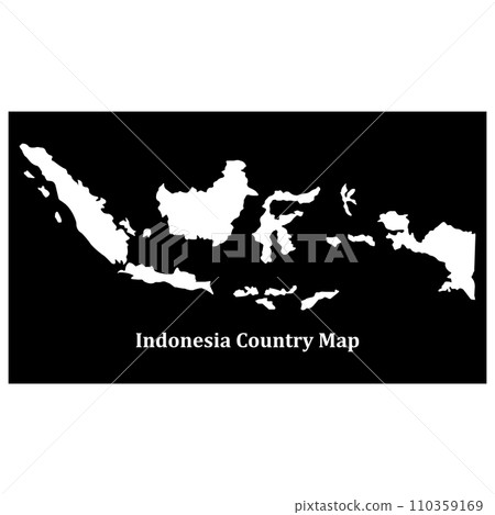 Indonesia map icon 110359169