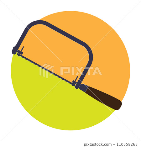 Wood saw icon 110359265