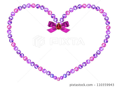 首飾心型框首飾絲帶 110359943