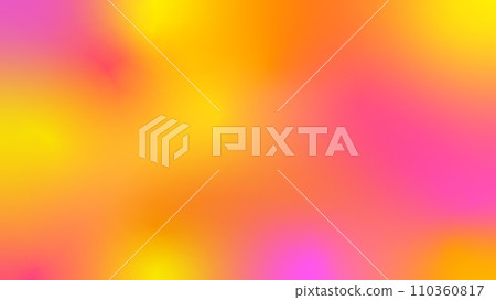 Vibrant Mesh Gradient with Blended Pink, Apricot, and Yellow Hues. Bright Abstract Background 110360817