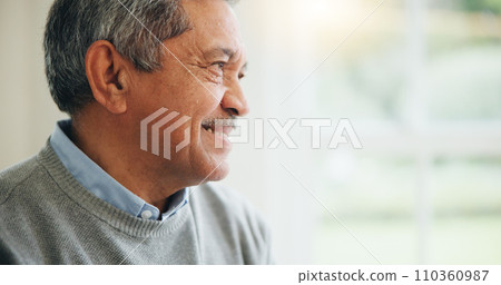 Senior man, smile and wellness in home for confident, pride to enjoy retirement with peace. Mature person, happy and face of gratitude for trust, positive and satisfaction to relax in nursing house Senior man, smile and wellness in home for confident, pride to enjoy retirement with peace. Mature person, happy and face of gratitude for trust, positive and satisfaction to relax in nursing house 110360987