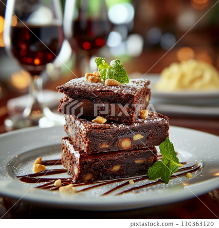 適合搭配咖啡的甜點：布朗尼蛋糕 110363120